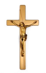 K51-5-27aN Kríž Kamelia s Ježišom bronz