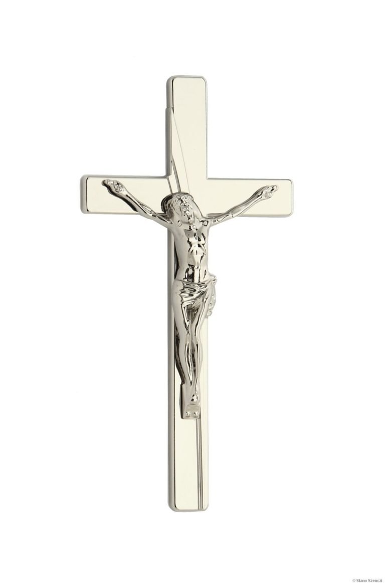 K51-0-27aN Kríž Kamelia s Ježišom nerez